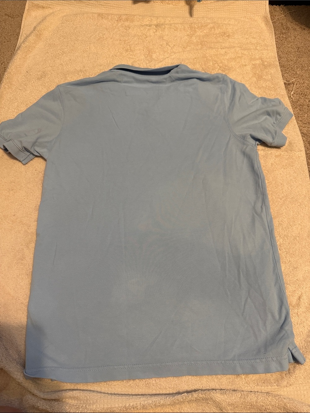 Banana Republic Light Blue Men's Polo Shirt - Picture 4 of 4